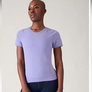 Athleta In Motion Seamless green tee